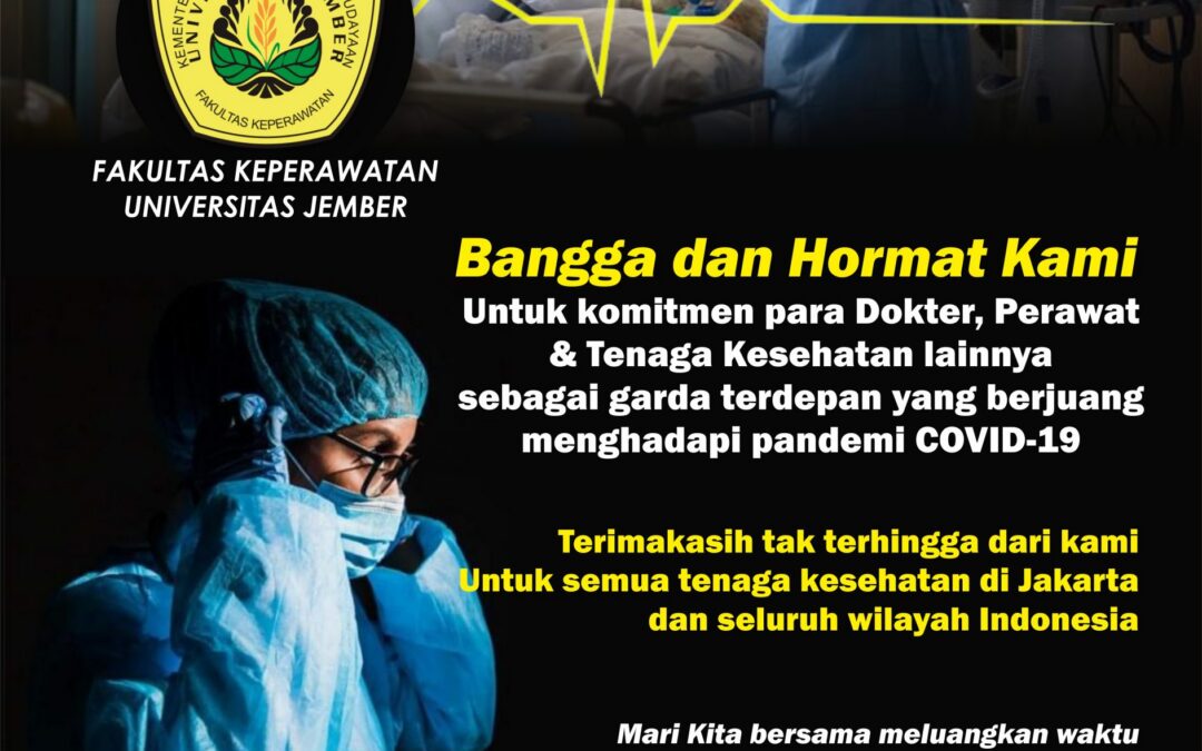 Ucapan Terima Kasih Fakultas Keperawatan Kepada Petugas Kesehatan