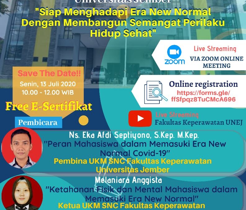 WEBBINAR SNC 2020: HADAPI NEW NORMAL DENGAN PHBS
