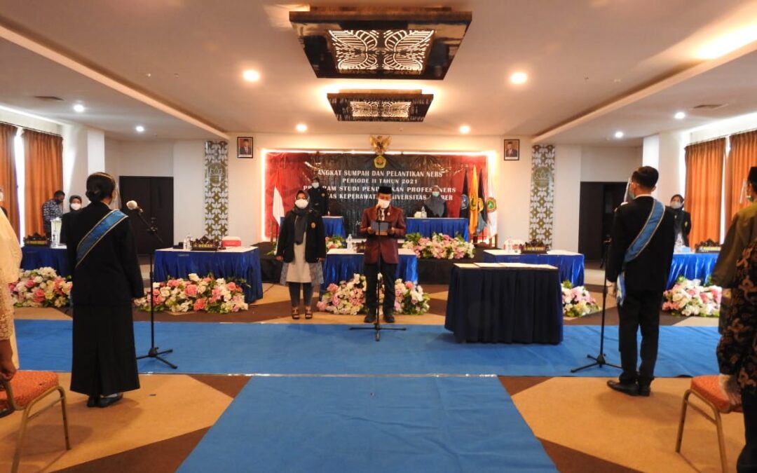 Pelantikan Ners Baru Fakultas Keperawatan Universitas Jember Tahun 2021