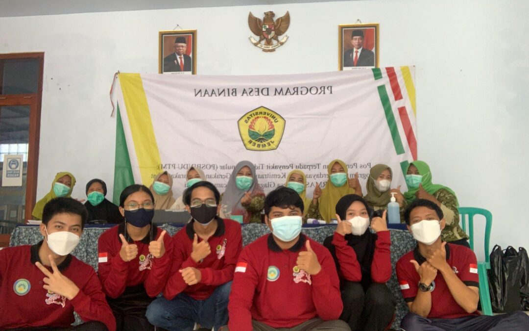 Tim Pengabdian Fakultas Keperawatan Universitas Jember Adakan Pengabdian Masyarakat Di Desa Glagahwero, Kecamatan Panti, Kabupaten Jember Gerakan Masyarakat Sehat (GERMAS) Bebas Hipertensi Melalui Posbindu PTM