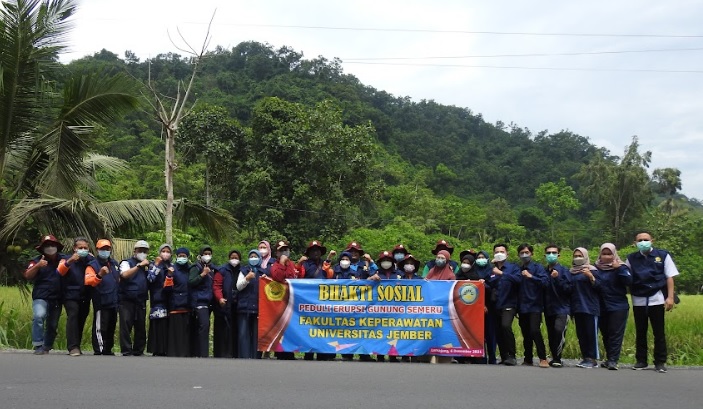 Bersinergi bersama PPNI, tanggap bencana erupsi semeru