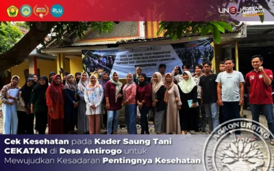 Cek Kesehatan pada Kader Saung Tani CEKATAN di Desa Antirogo untuk Mewujudkan Kesadaran Pentingnya Kesehatan