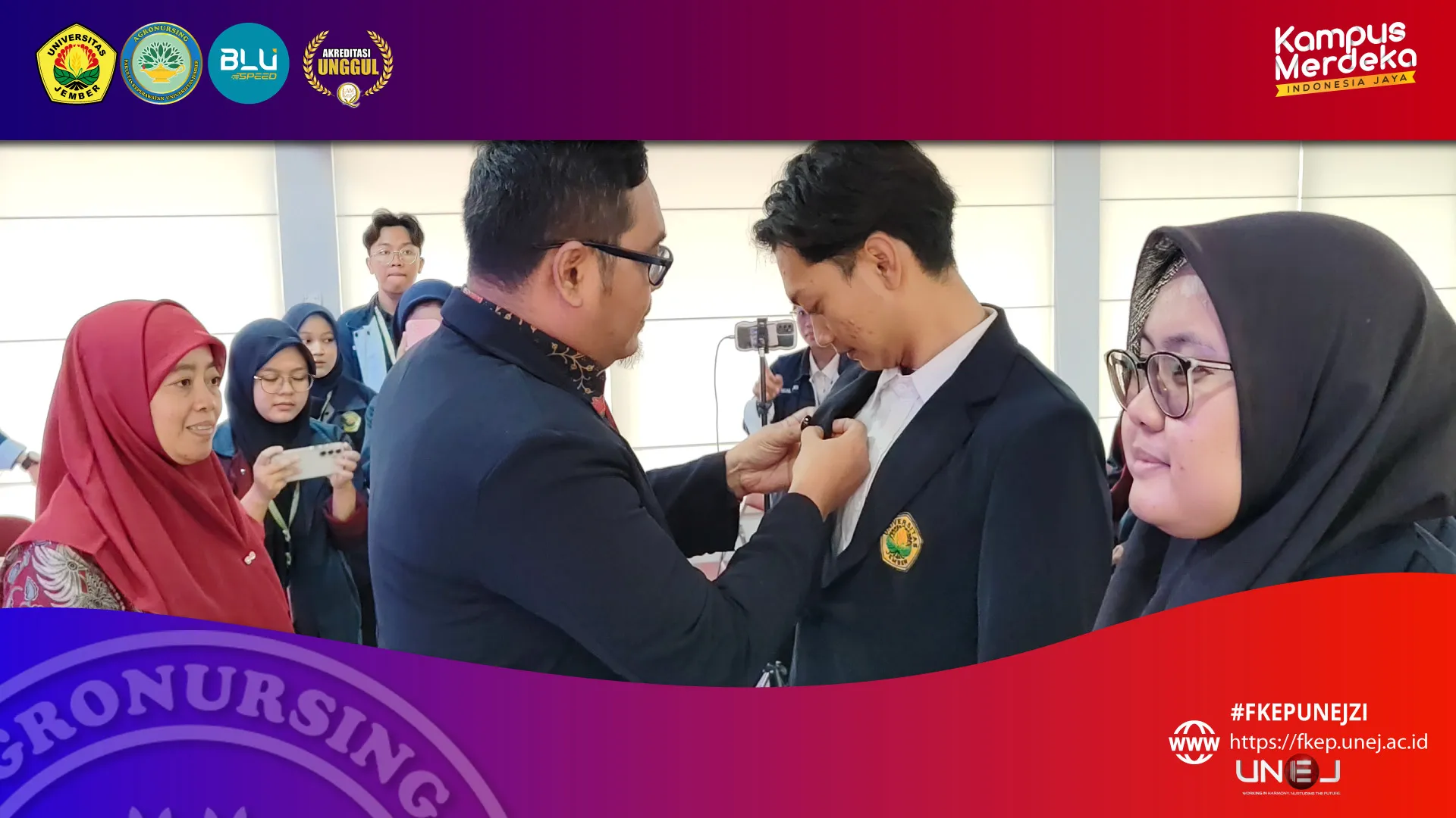 Fakultas Keperawatan Lantik Pengurus ORMAWA Periode Tahun 2025