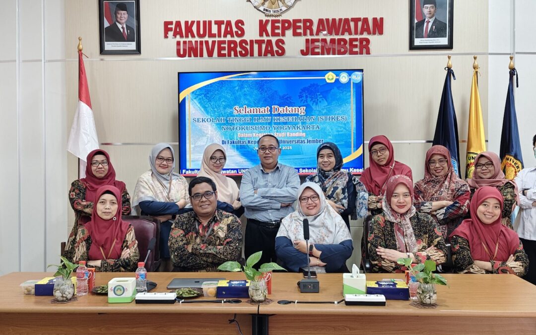 Pererat Kerja Sama Akademik, STIKES Notokusumo Yogyakarta Lakukan Benchmarking ke Fakultas Keperawatan Universitas Jember