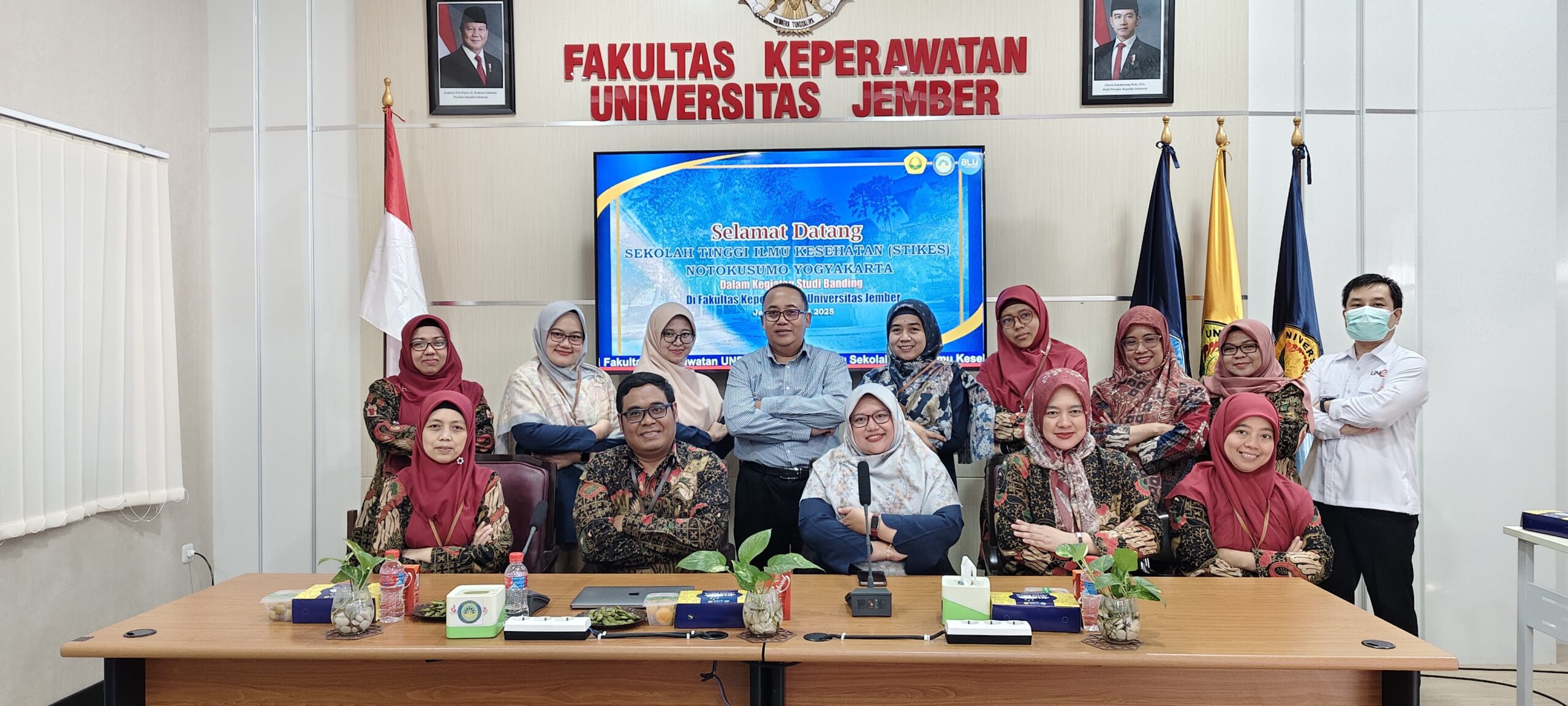 Pererat Kerja Sama Akademik, STIKES Notokusumo Yogyakarta Lakukan Benchmarking ke Fakultas Keperawatan Universitas Jember