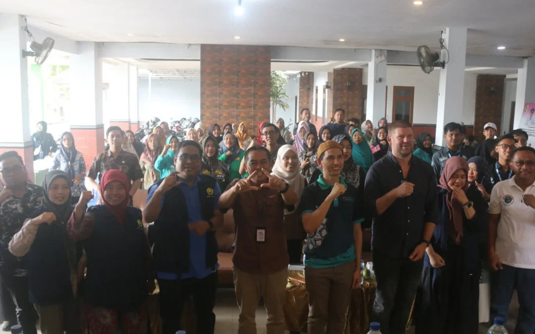 Mahasiswa FKEP UNEJ Gelar Launching dan Sosialisasi Program PPK Ormawa “Sagara Panguripan” di Puger Kulon, Gandeng Mitra Internasional