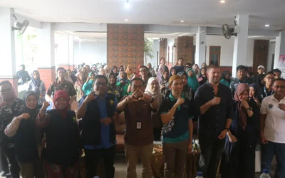 Mahasiswa FKEP UNEJ Gelar Launching dan Sosialisasi Program PPK Ormawa “Sagara Panguripan” di Puger Kulon, Gandeng Mitra Internasional