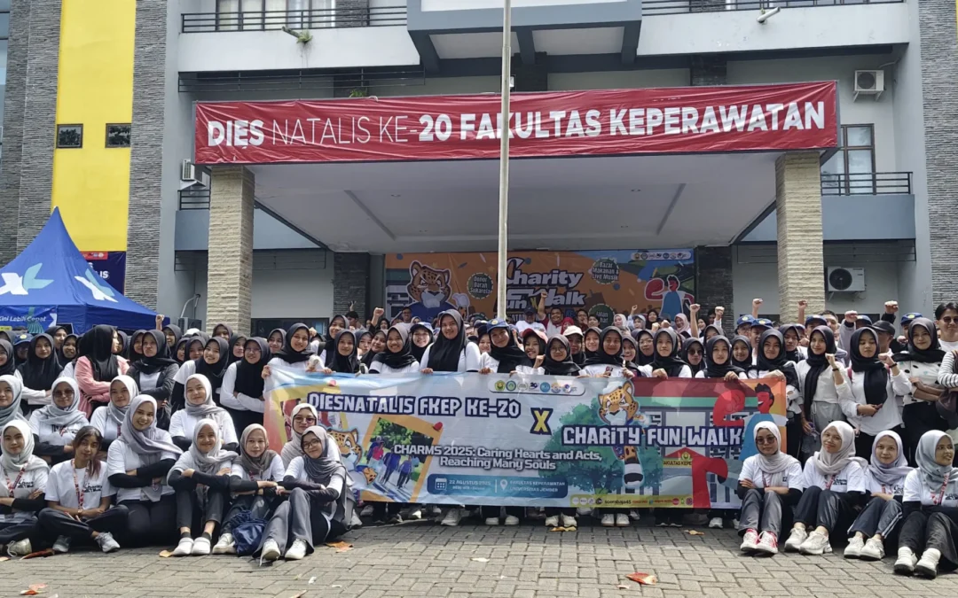Meriah dan Bermakna: Charity Fun Walk Warnai Dies Natalis ke-20 Fakultas Keperawatan Universitas Jember