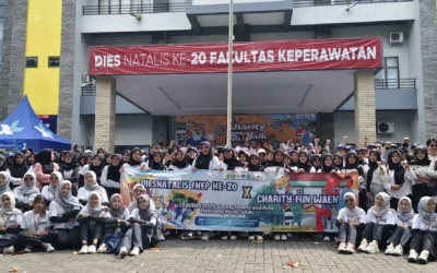Meriah dan Bermakna: Charity Fun Walk Warnai Dies Natalis ke-20 Fakultas Keperawatan Universitas Jember