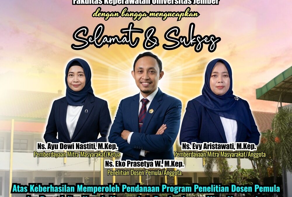 Tiga Dosen Prodi D3 Keperawatan Kampus Kota Pasuruan Raih Pendanaan Kemendiktisaintek 2026 untuk Penelitian dan Pengabdian Masyarakat