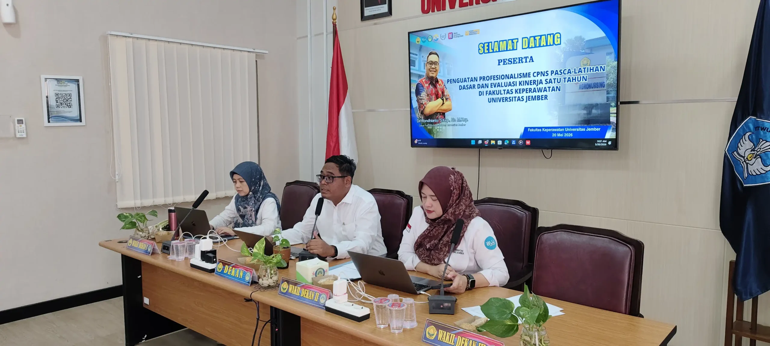 INTEGRASIKAN CORE VALUES ASN BerAKHLAK, FAKULTAS KEPERAWATAN UNIVERSITAS JEMBER SELENGGARAKAN UPGRADING DAN UPSKILLING CPNS PASCA LATSAR
