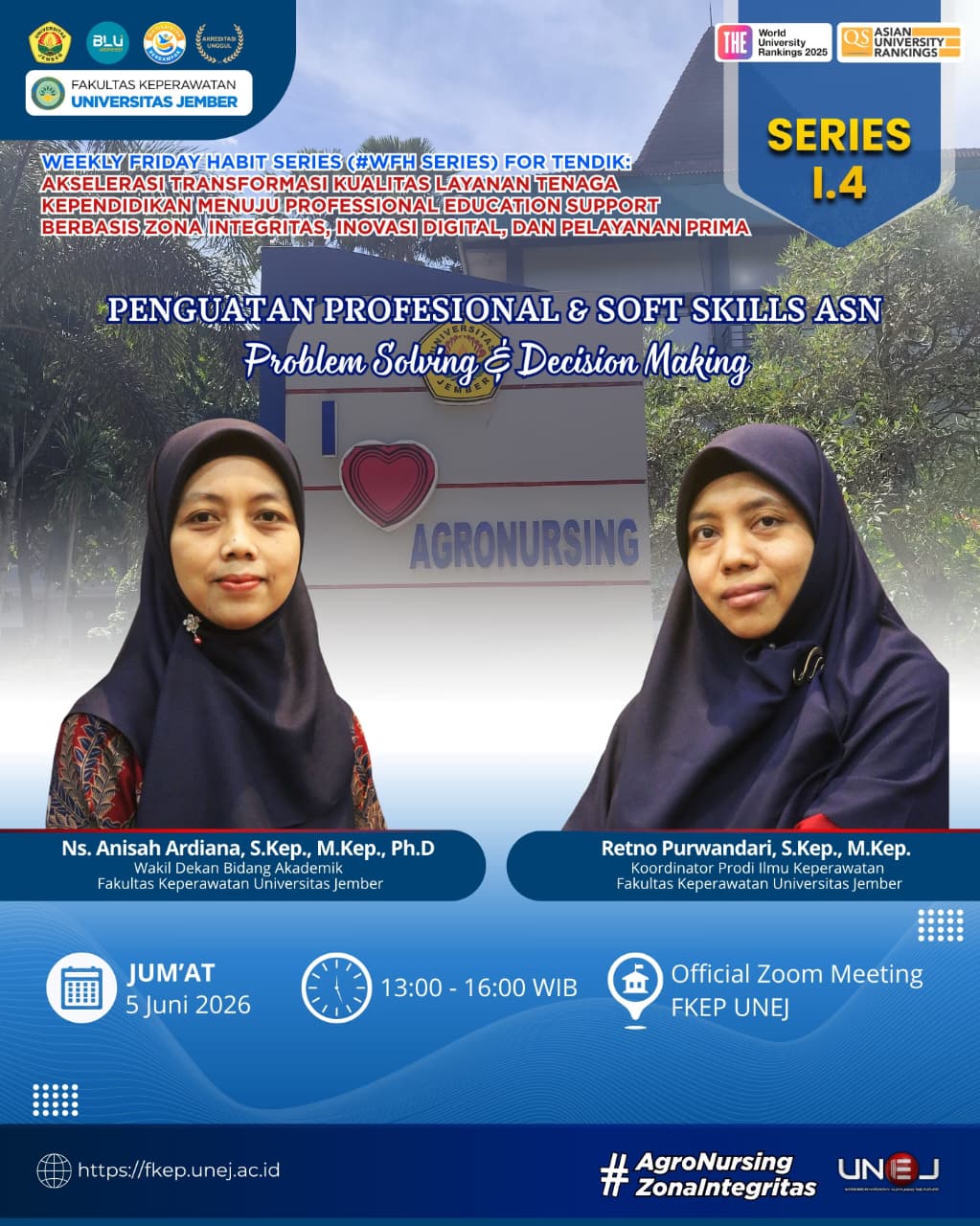 Fakultas Keperawatan UNEJ Perkuat Kompetensi Tendik dalam Problem Solving & Decision Making Guna Tingkatkan Kualitas Layanan Prima sebagai Wujud Pembangunan Zona Integritas