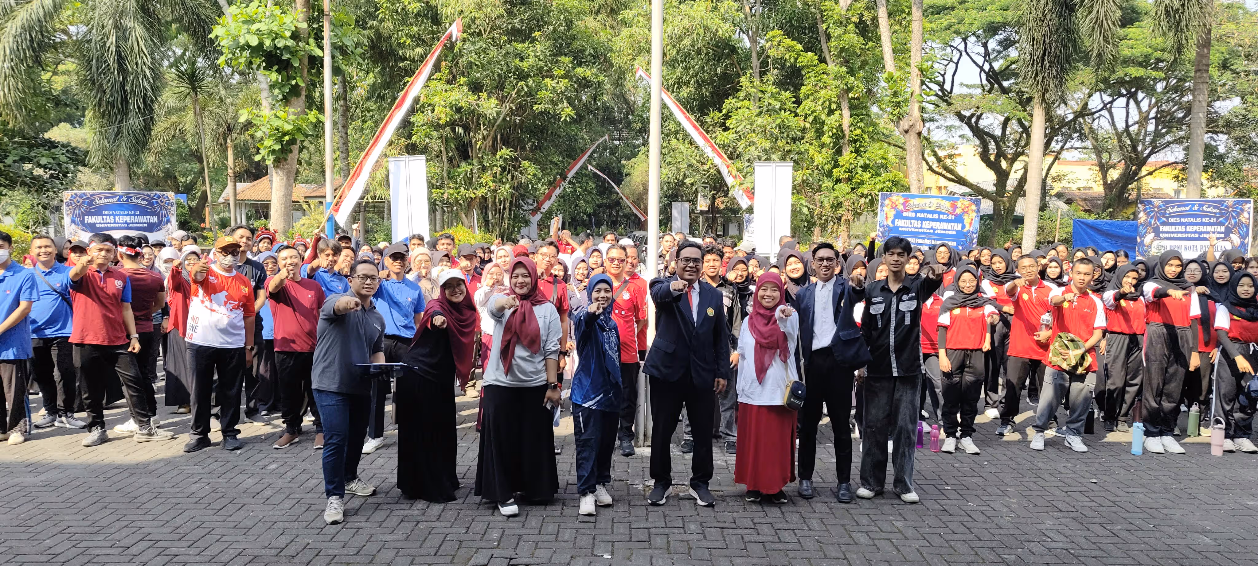 FKEP UNEJ Rayakan HUT RI ke‑81 dan Dies Natalis ke‑21 dengan Semangat Kebersamaan dan Zona Integritas
