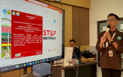 FKEP UNEJ Tanamkan Nilai Integritas dan Kenalkan Layanan Fakultas kepada Mahasiswa Baru melalui Sosialisasi ZI dan Layanan Fakultas pada kegiatan PPMB 2026