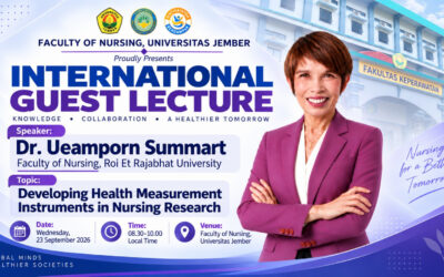 Fakultas Keperawatan UNEJ Gelar Guest Lecturer Bersama Akademisi Thailand, Bahas Pengembangan Instrumen Riset