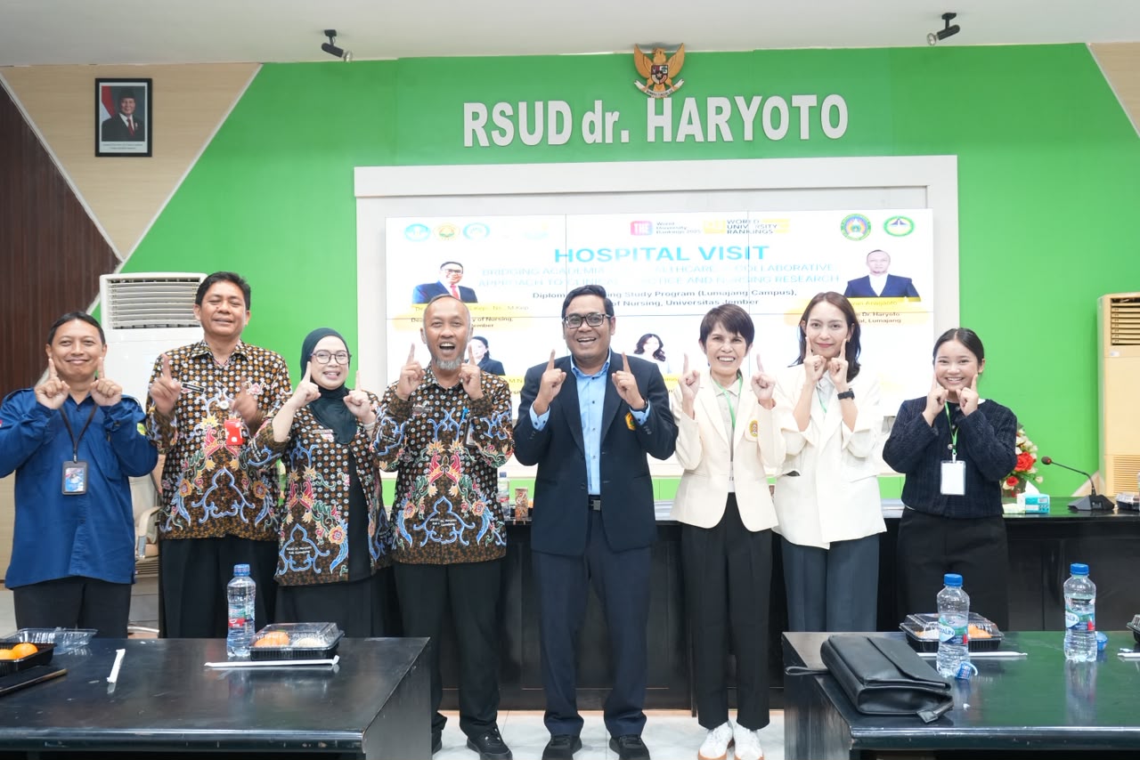 Prodi D3 Keperawatan UNEJ Kampus Lumajang Sambut Delegasi Internasional, Perkuat Kolaborasi Keperawatan Global