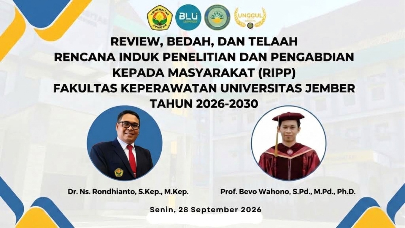 Fakultas Keperawatan UNEJ Selenggarakan Review dan Bedah RIPP 2026-2030 untuk Perkuat Peta Jalan Penelitian
